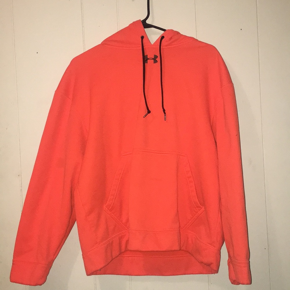 Orange Under amour sweatshirt